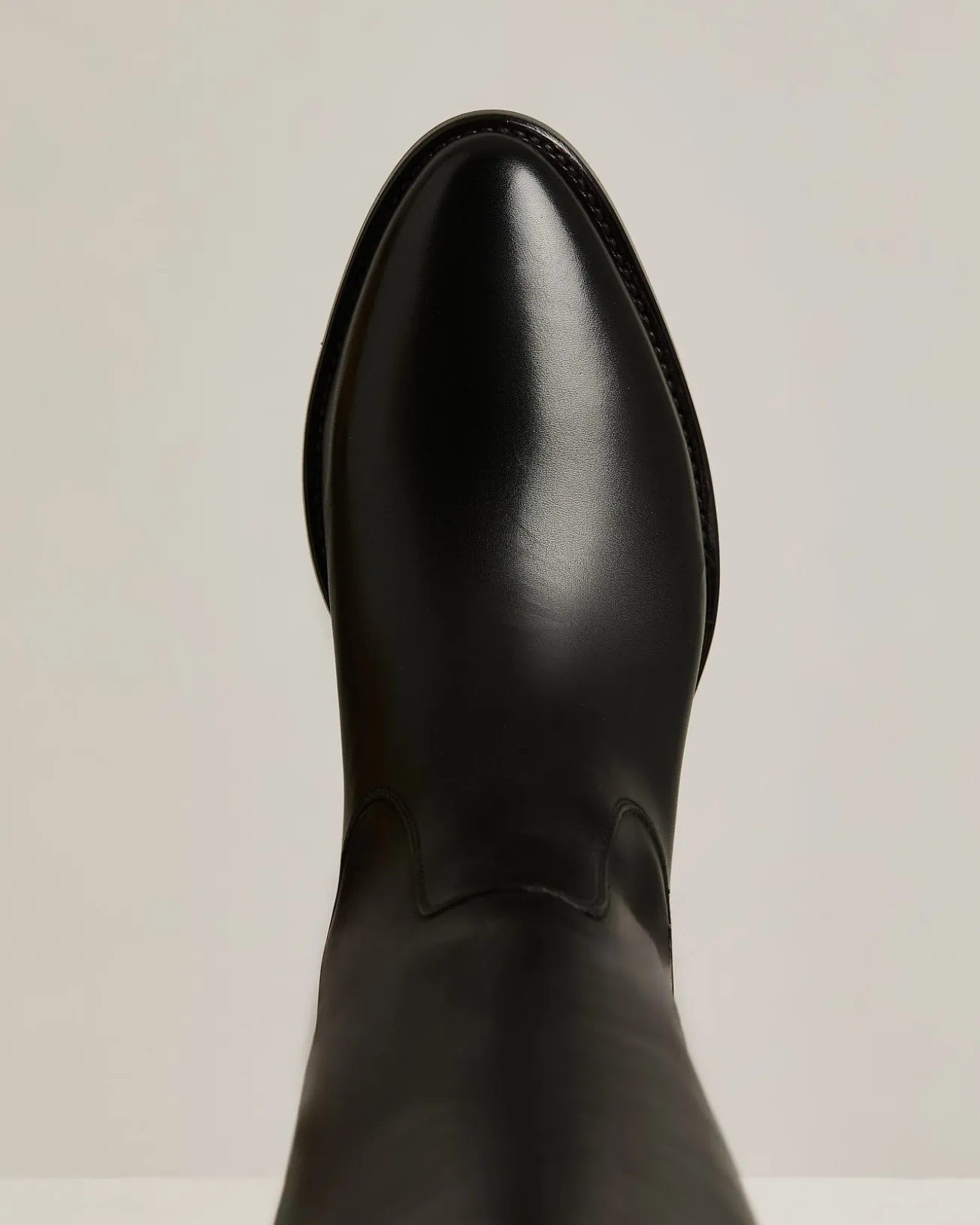 BLACK CALFSKIN BOOTS