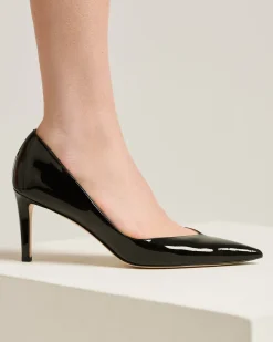 BLACK PATENT LEATHER PUMPS