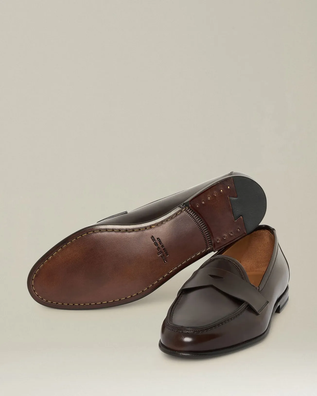 BRUSHED CALFSKIN LOAFER
