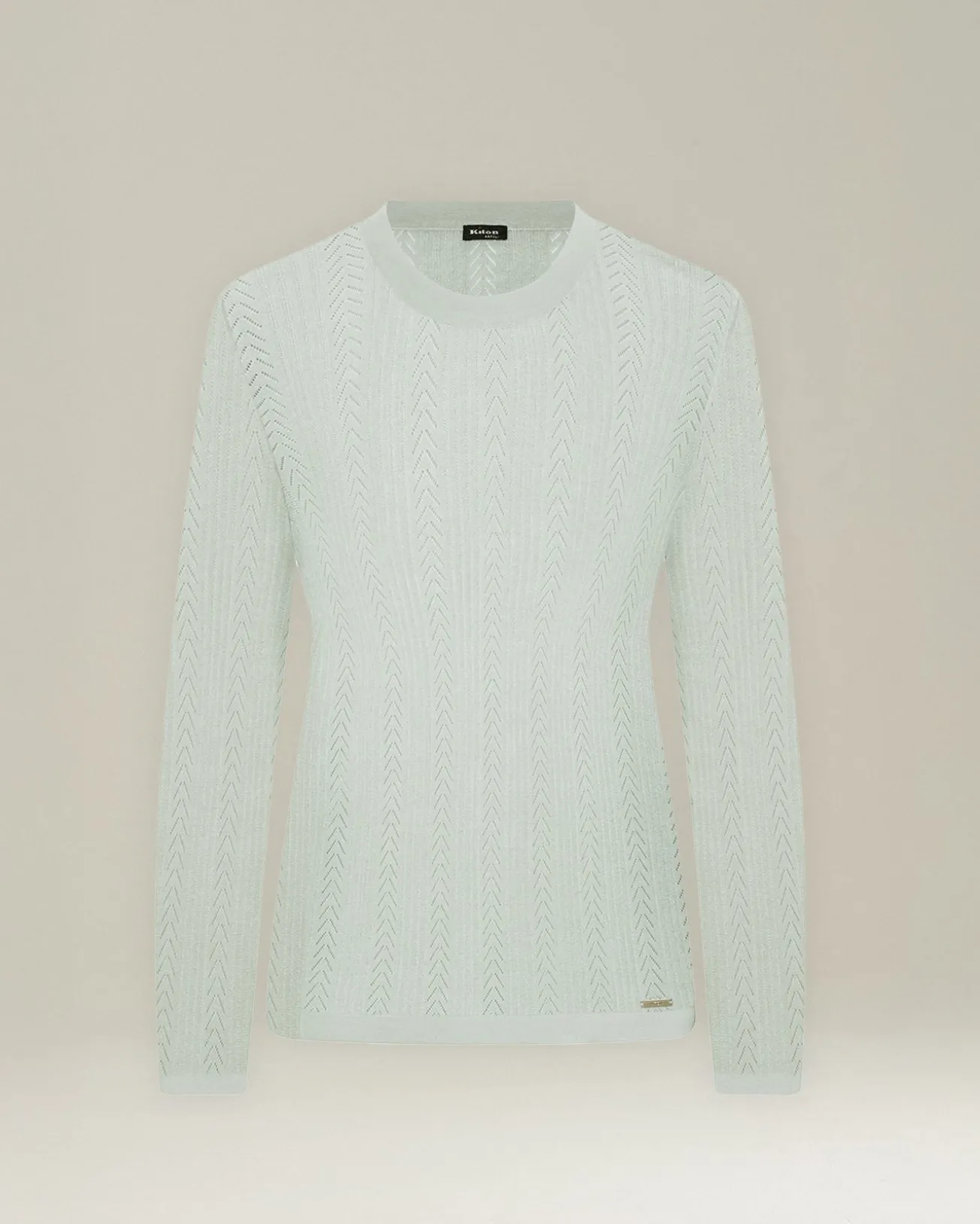 CASHMERE AND SILK OPENWORK SWEATER