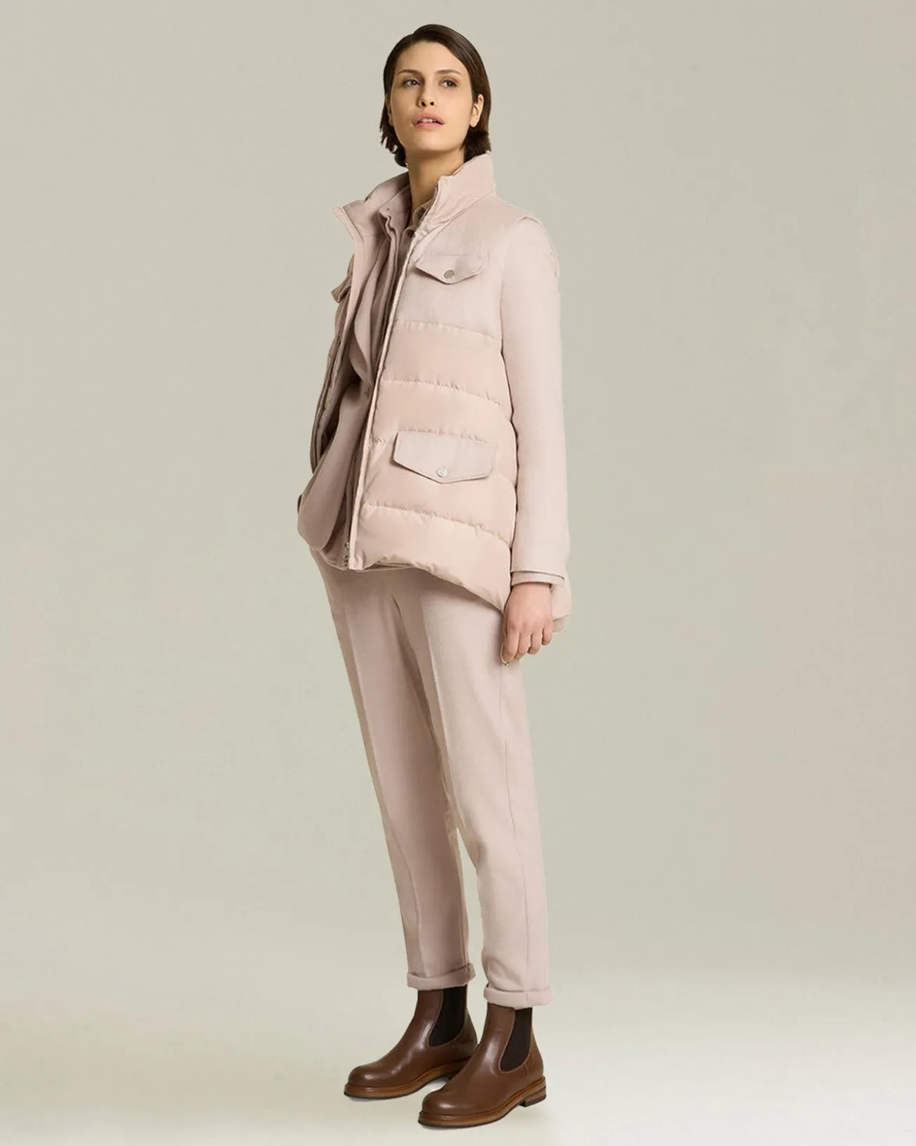 CASHMERE CLOTH BLAZER