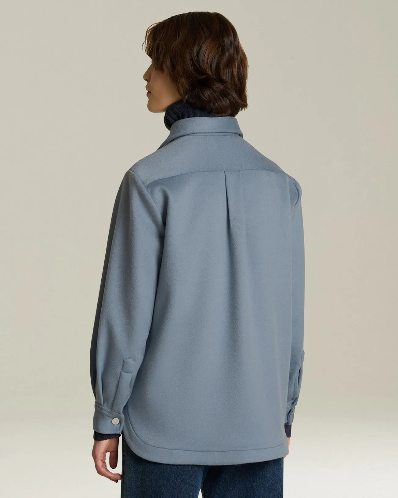 CASHMERE FLEECE OVERSHIRT