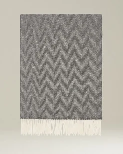 CASHMERE HERRINGBONE SCARF
