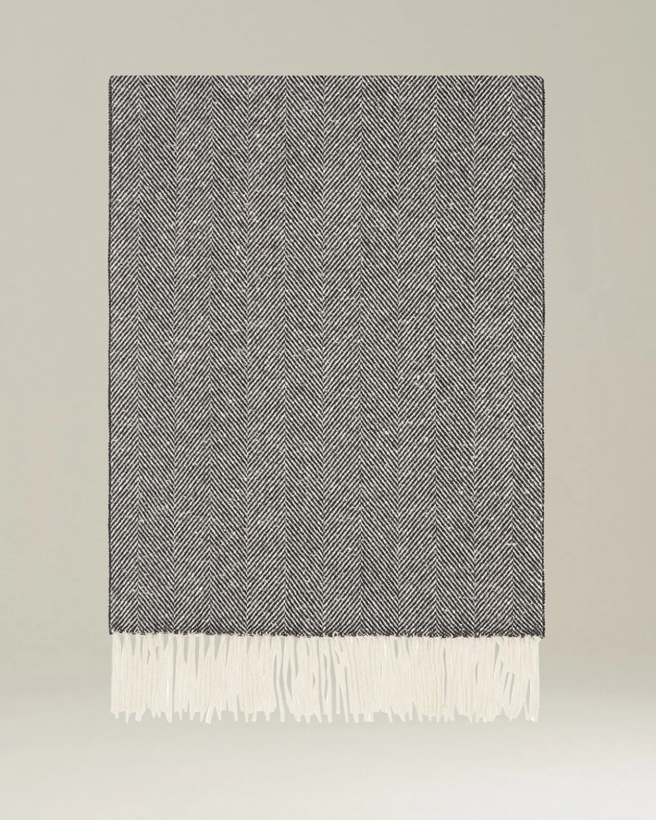 CASHMERE HERRINGBONE SCARF