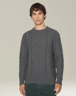 CASHMERE JUMPER WITH BRAID