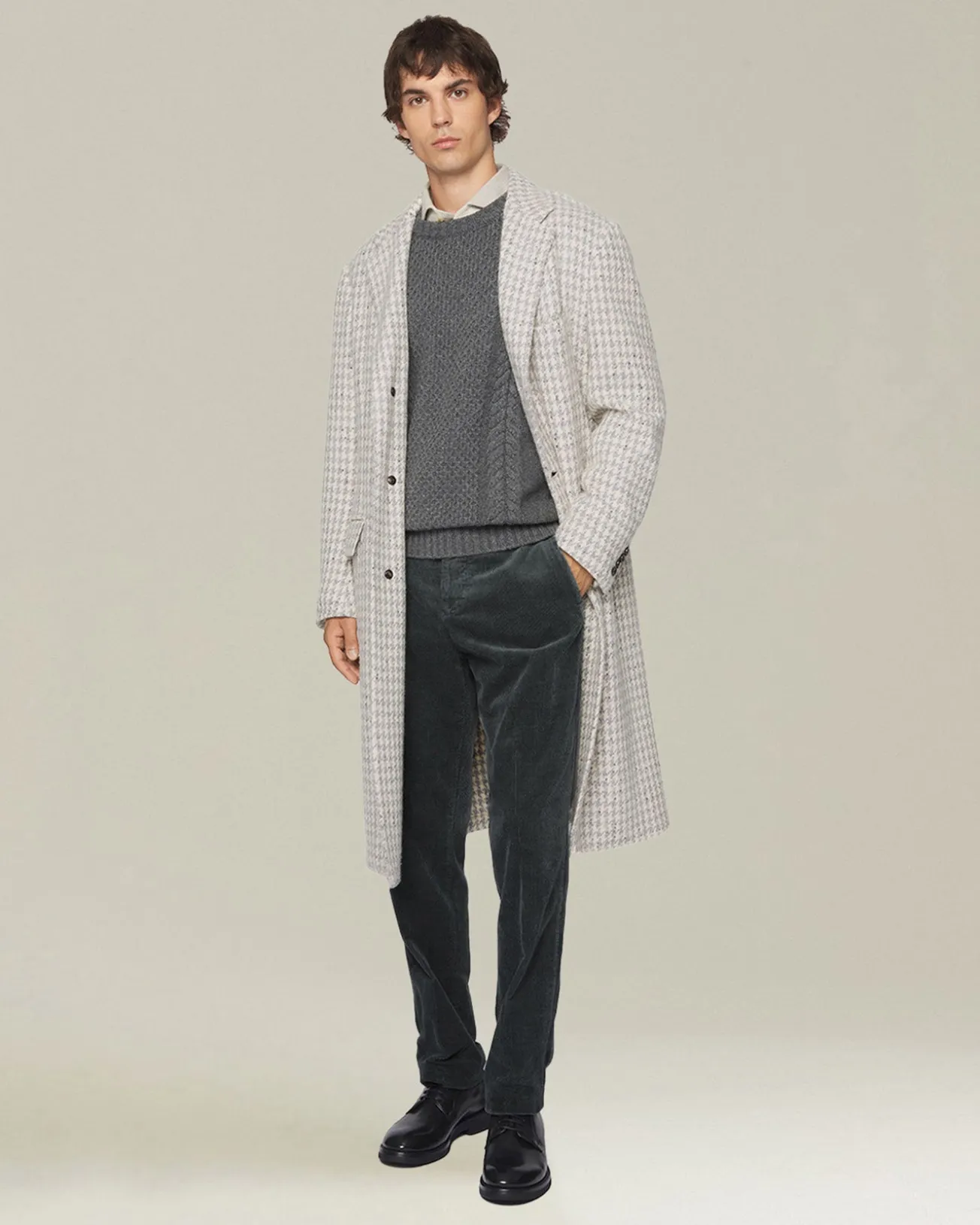 CASHMERE JUMPER WITH BRAID