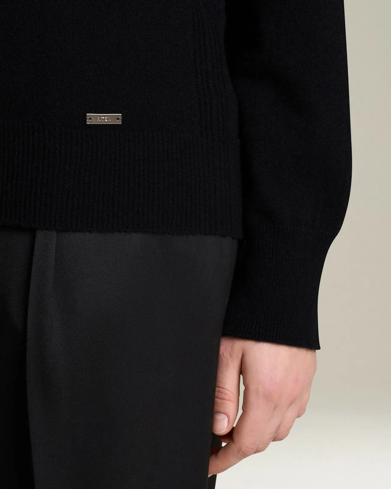 CASHMERE POLO NECK JUMPER