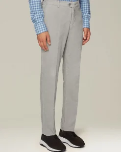 CASUAL COTTON AND CASHMERE TROUSERS