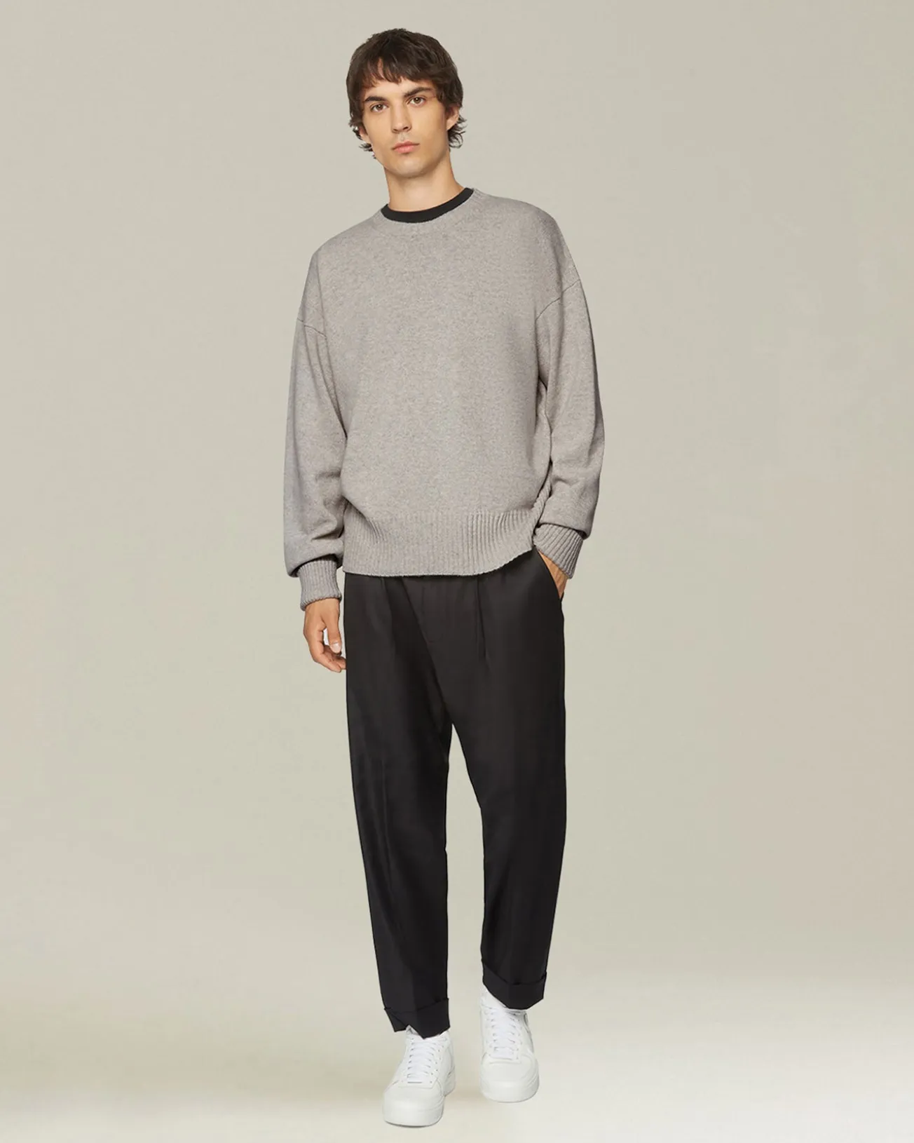 CASUAL WOOL TOP