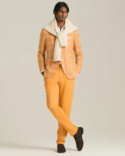 CHECKED CASHMERE BLEND BLAZER
