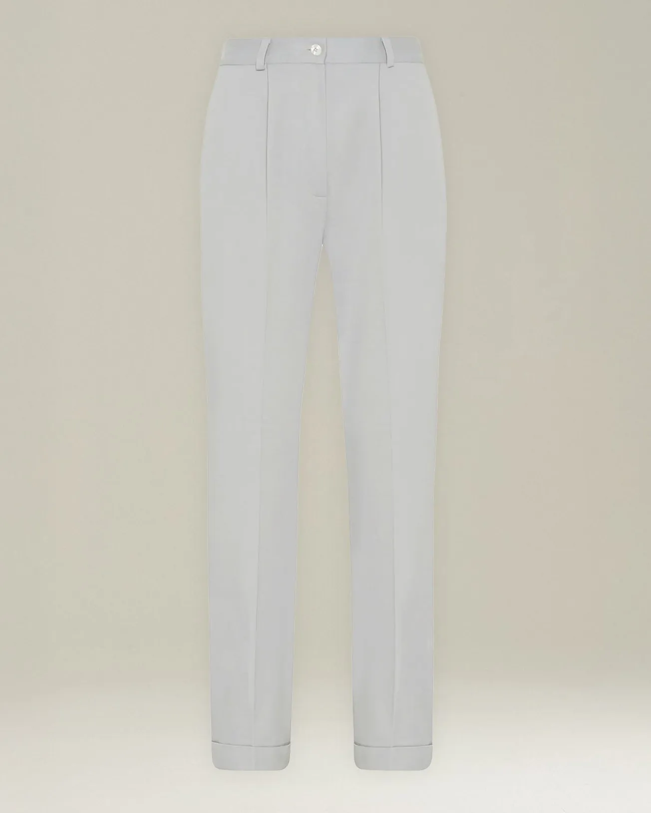 COTTON AND CASHMERE TROUSERS