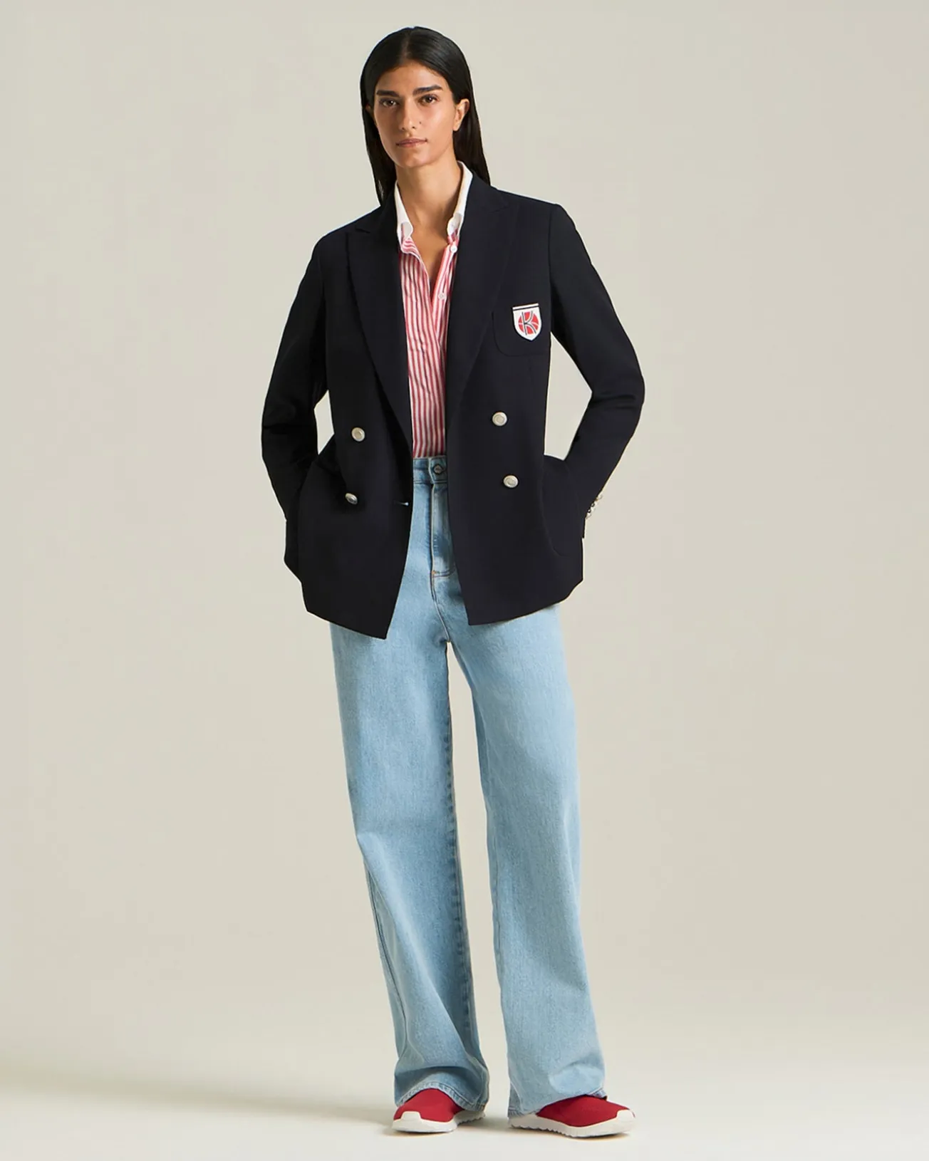 COTTON AND SILK STRIPED SHIRT