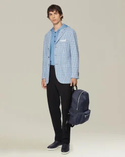 COTTON BLEND COMFORT TROUSERS