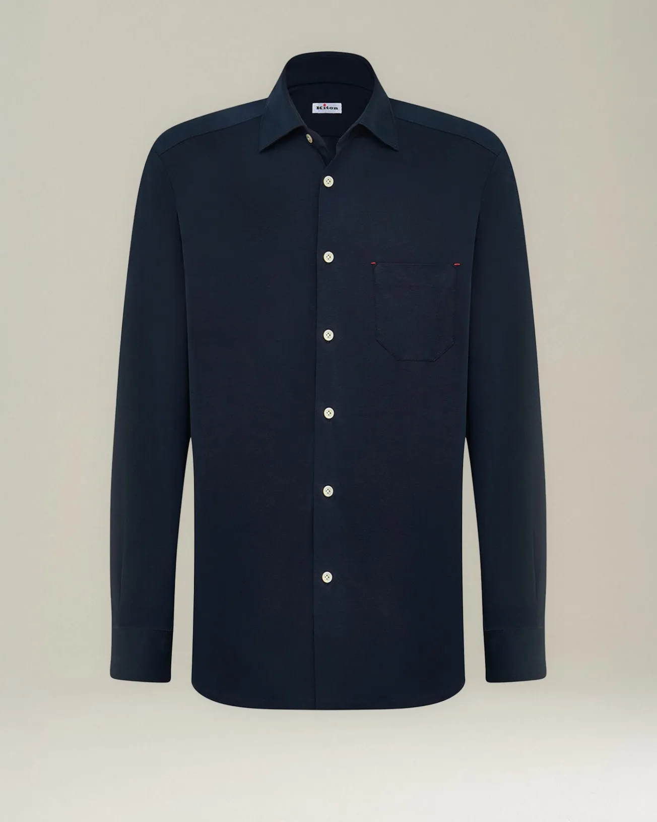 COTTON JERSEY SHIRT BLUE
