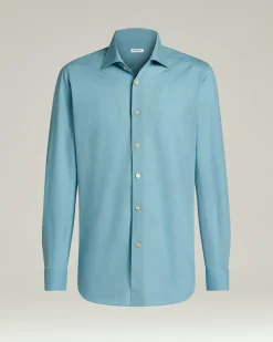 COTTON SHIRT IN SKY BLUE