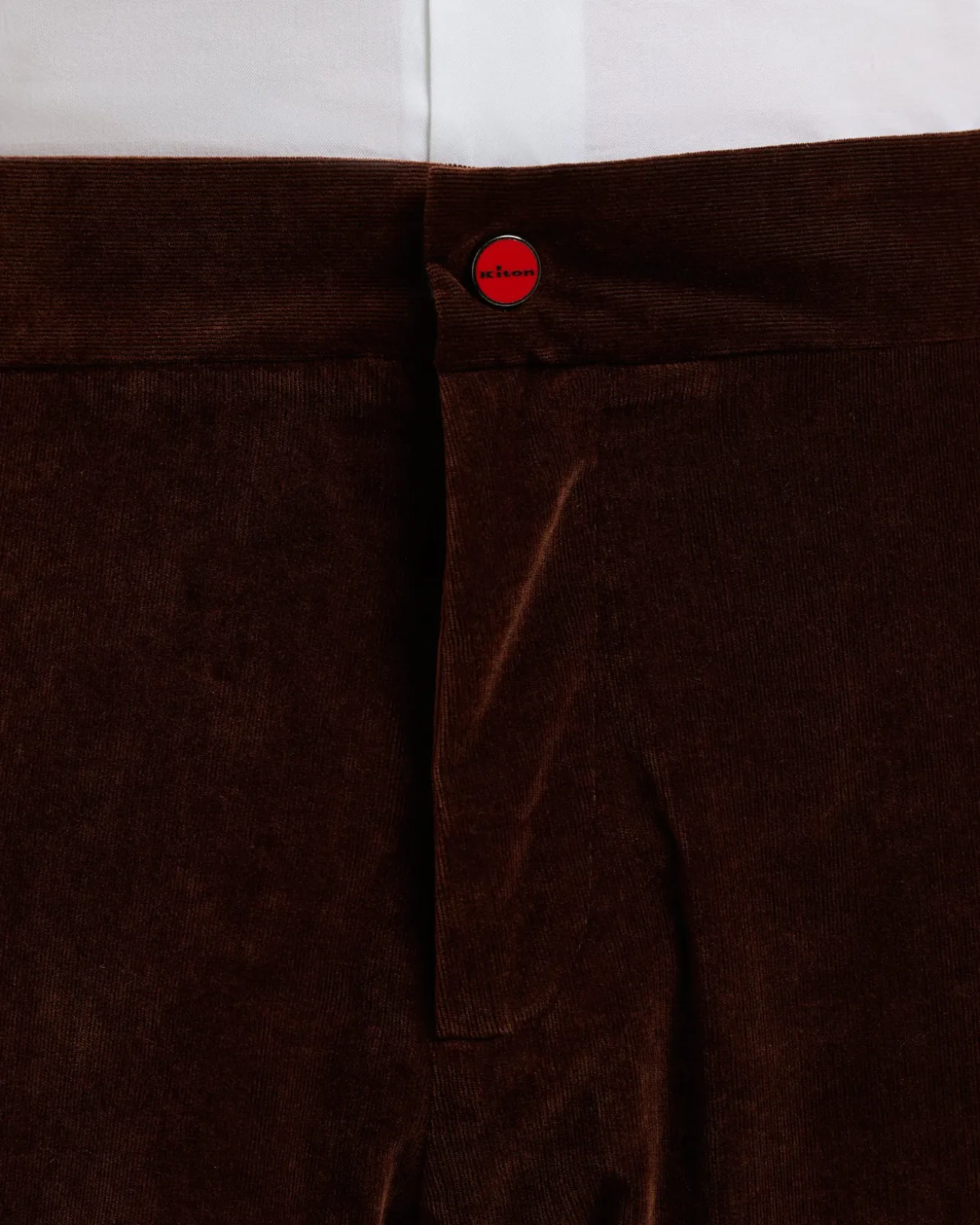 DARK BROWN CORDUROY TROUSERS