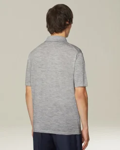 DELUXE WOOL AND SILK POLO SHIRT