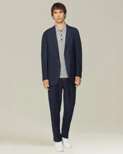 DELUXE WOOL AND SILK POLO SHIRT