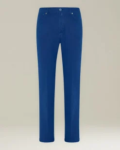 DENIM AND CASHMERE TAILORED JEANS