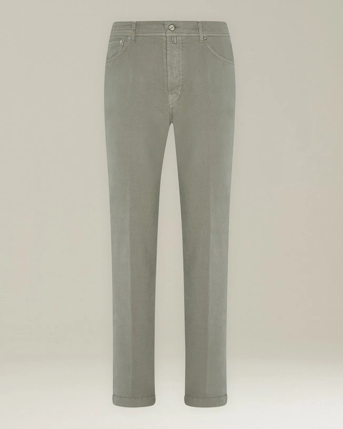 DENIM AND CASHMERE TAILORED JEANS