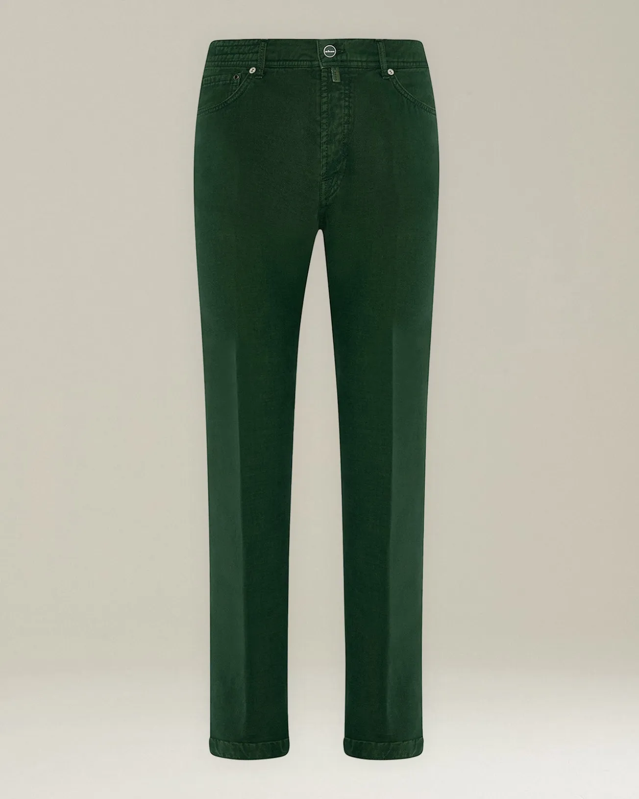 DENIM AND CASHMERE TAILORED JEANS