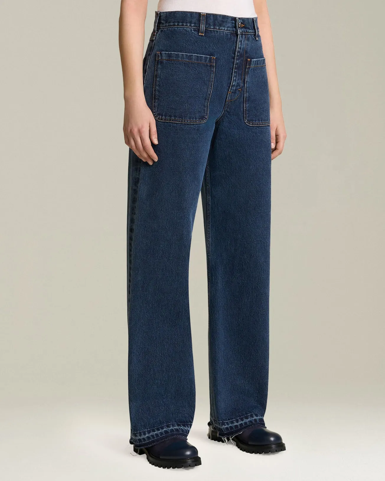 DENIM TAILORED JEANS