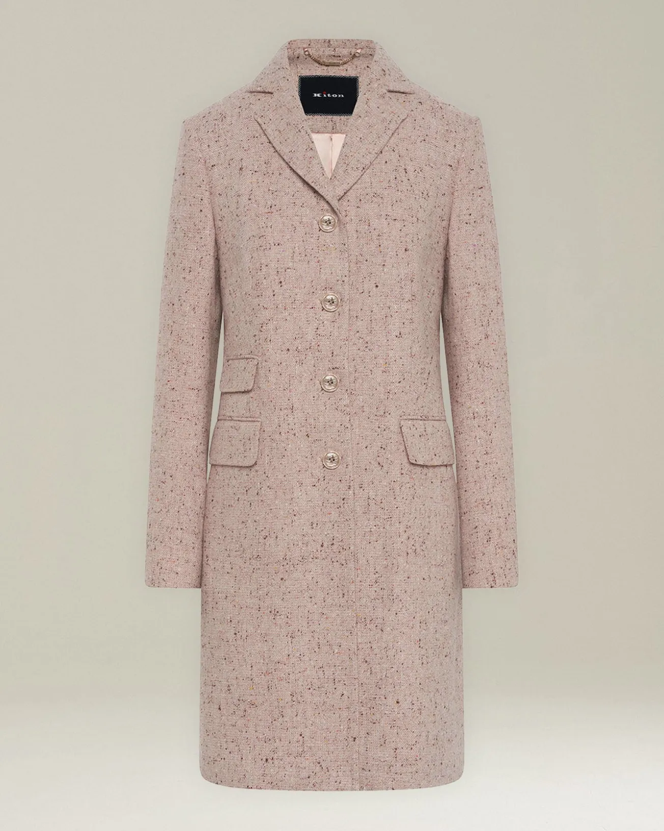 DONEGAL EFFECT CASHMERE COAT