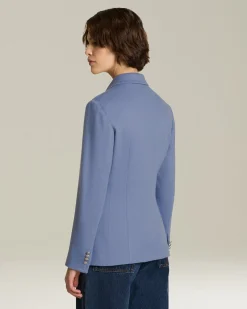 DOUBLE-BREASTED CASHMERE BLAZER