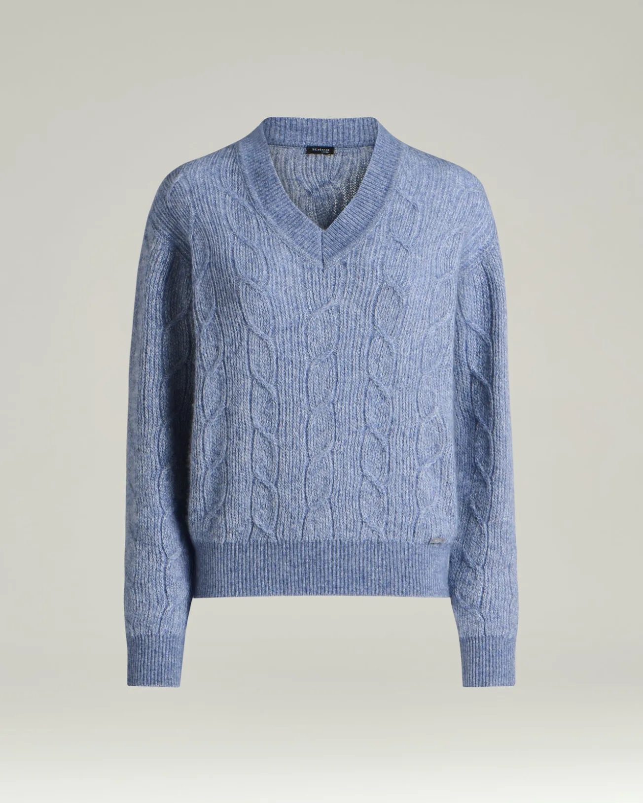FINE YARN V-NECK SWEATER