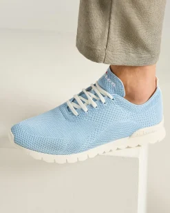 FITS COTTON KNIT SNEAKERS SKY BLUE COTTON KNIT UPPER