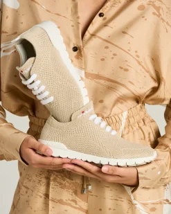 FITS SNEAKERS BEIGE 100% CASHMERE