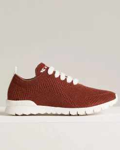 FIT TERRACOTTA CASHMERE SNEAKERS
