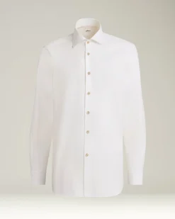 FORMAL' REGULAR FIT SHIRT IN WHITE COTTON