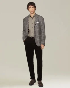 GLEN PLAID CASHMERE BLEND BLAZER