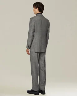 HERRINGBONE WOOL SUIT