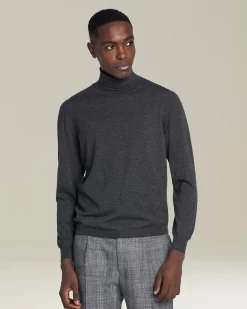 JERSEY HIGH NECK CASHMERE