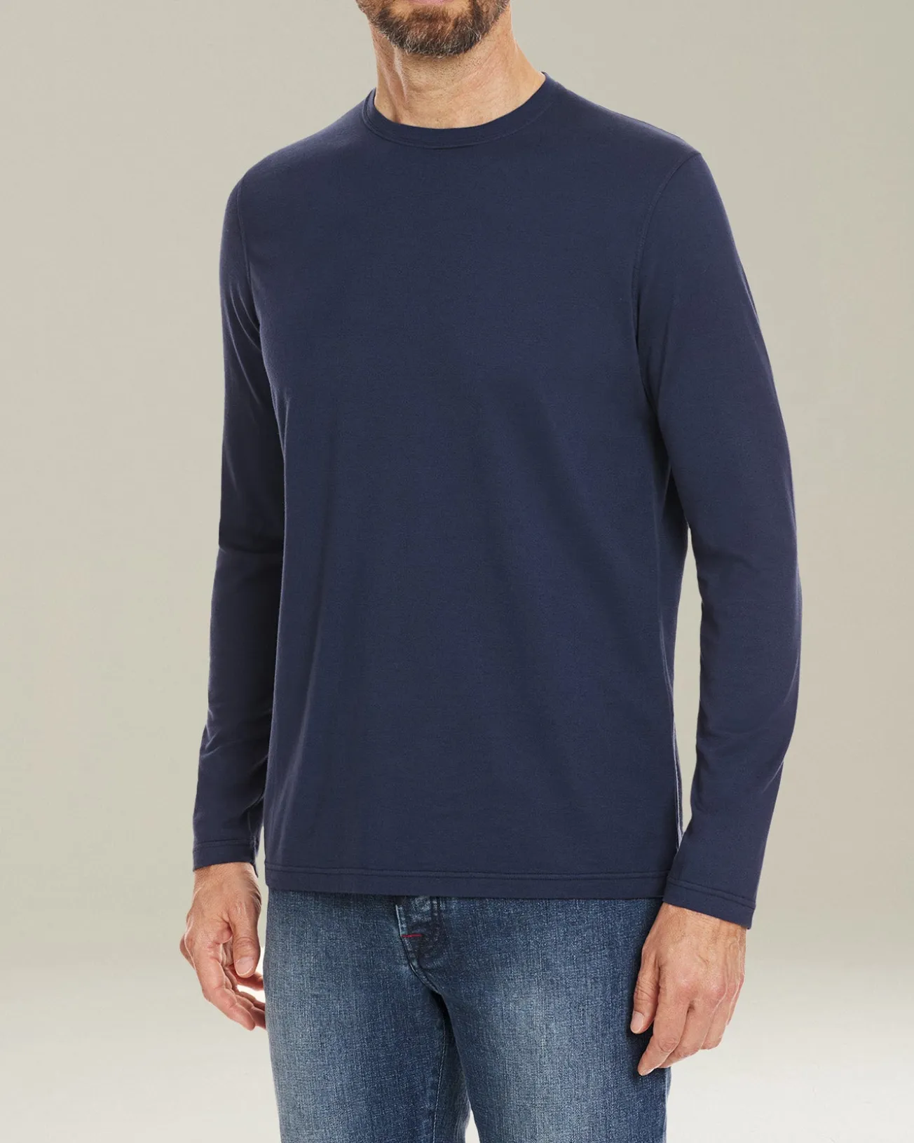 JERSEY T-SHIRT L/S COTTON