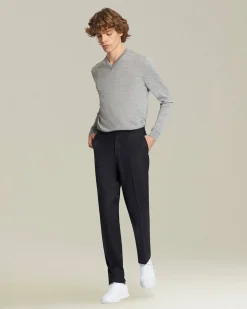 JERSEY V-NECK WOOL