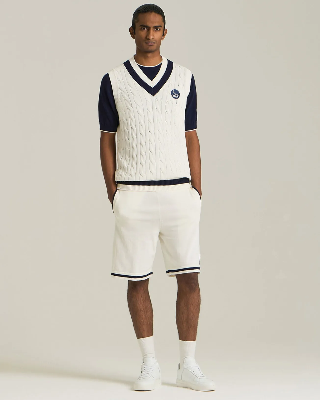 KNT CREW NECK SWEATER - TENNIS CAPSULE COLLECTION