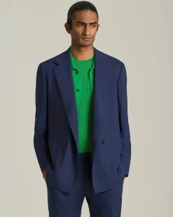 KNT DOUBLE-BREASTED WOOL SUIT