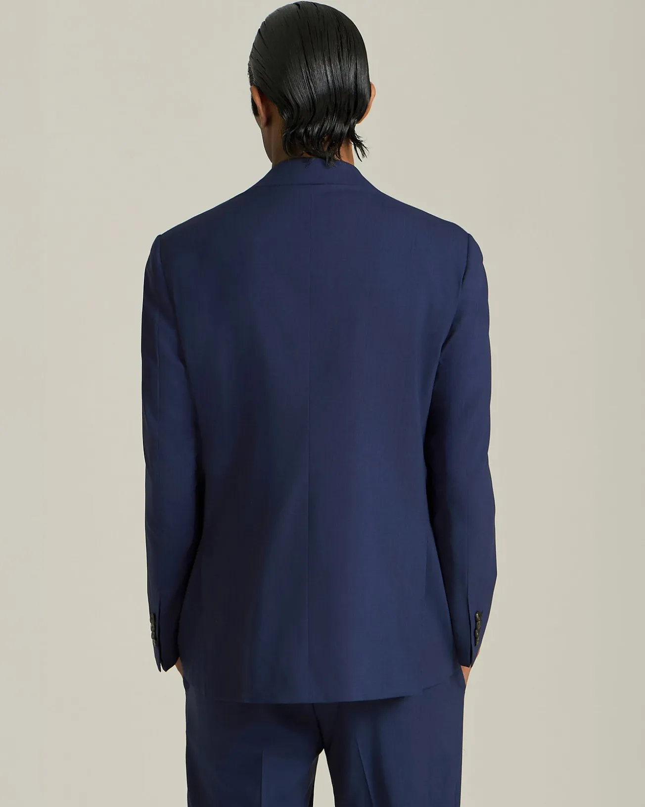 KNT DOUBLE-BREASTED WOOL SUIT