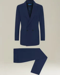 KNT DOUBLE-BREASTED WOOL SUIT