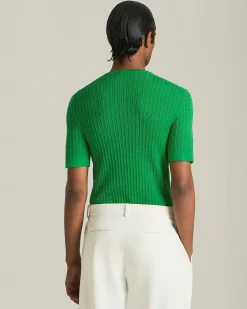 KNT WOOL AND SILK KNIT SHIRT
