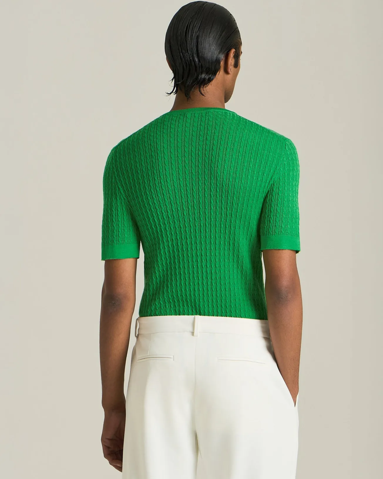 KNT WOOL AND SILK KNIT SHIRT