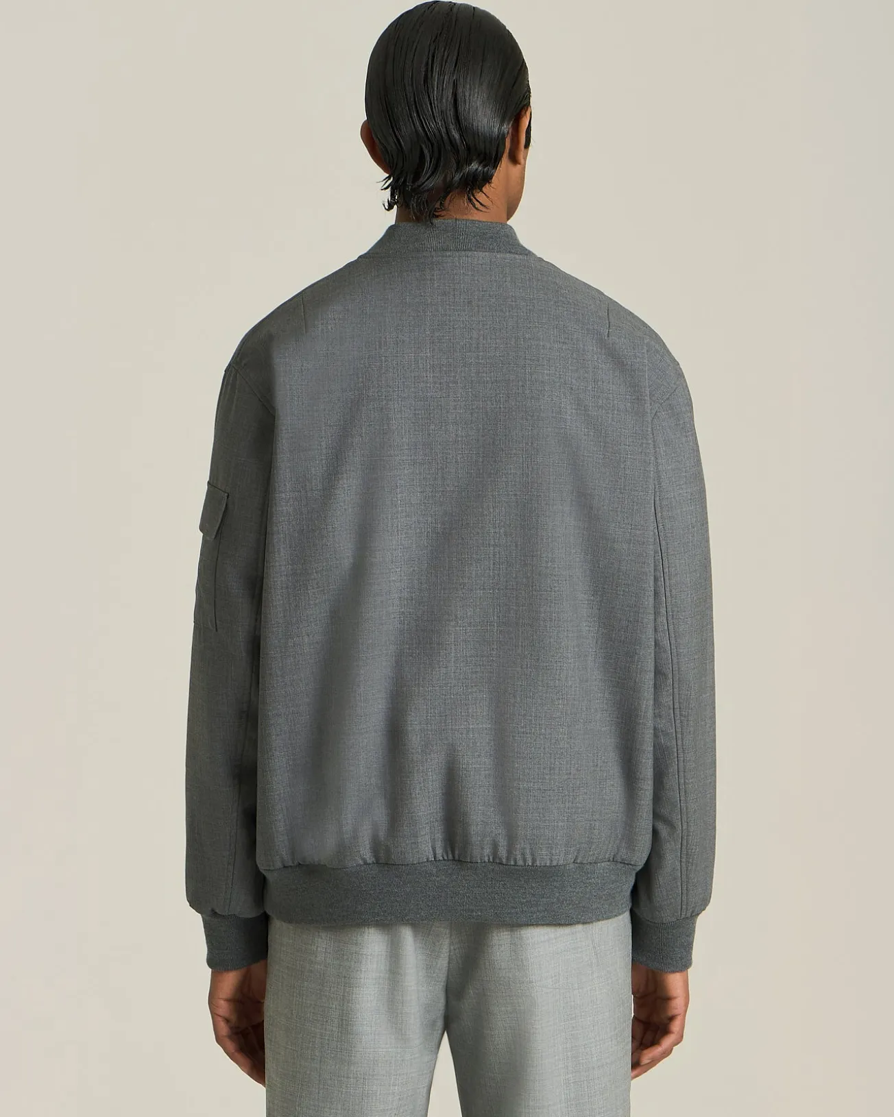 KNT WOOL BOMBER JACKET