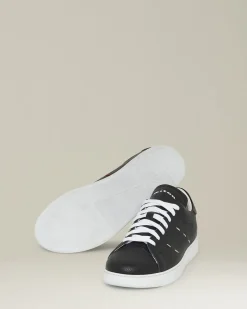 LEATHER ‘STITCHING’ SNEAKERS