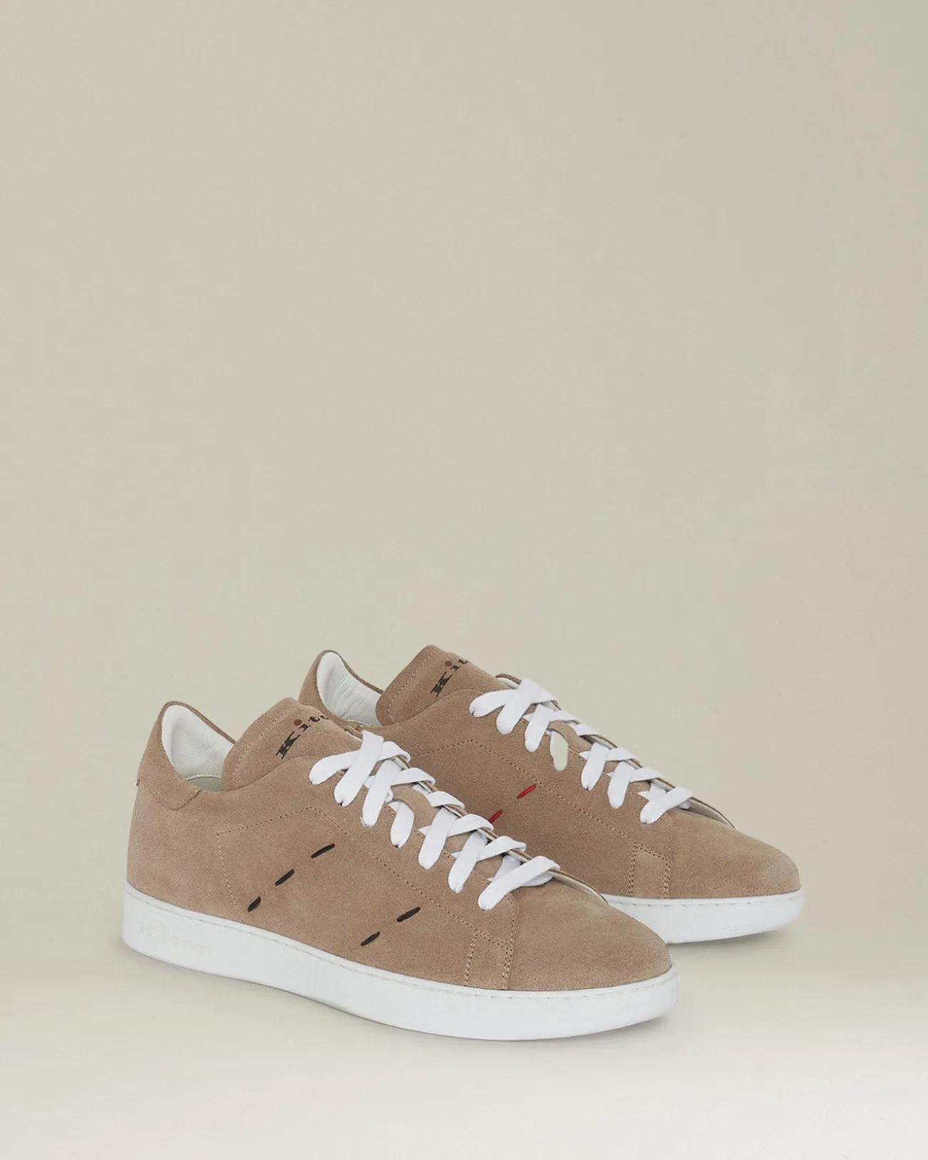 LEATHER ‘STITCHING’ SNEAKERS