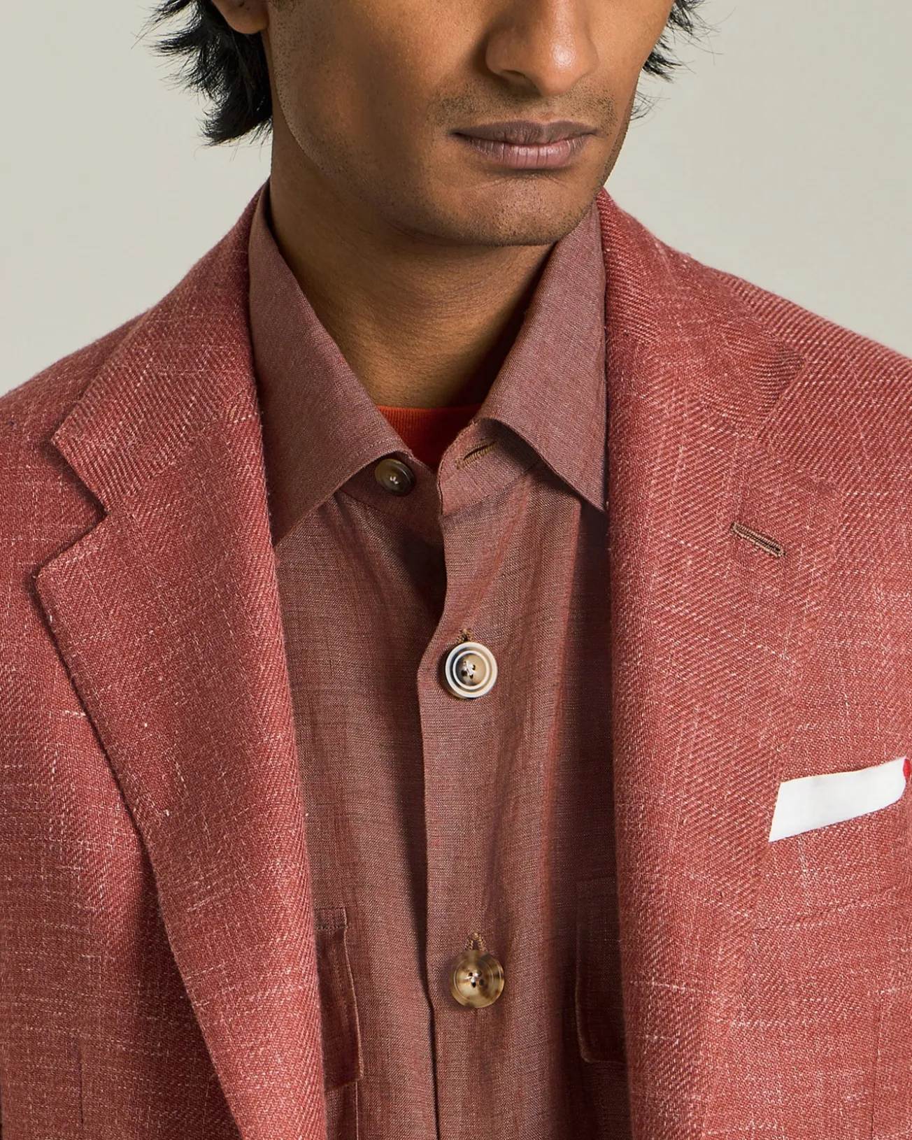 LINEN OVERSHIRT