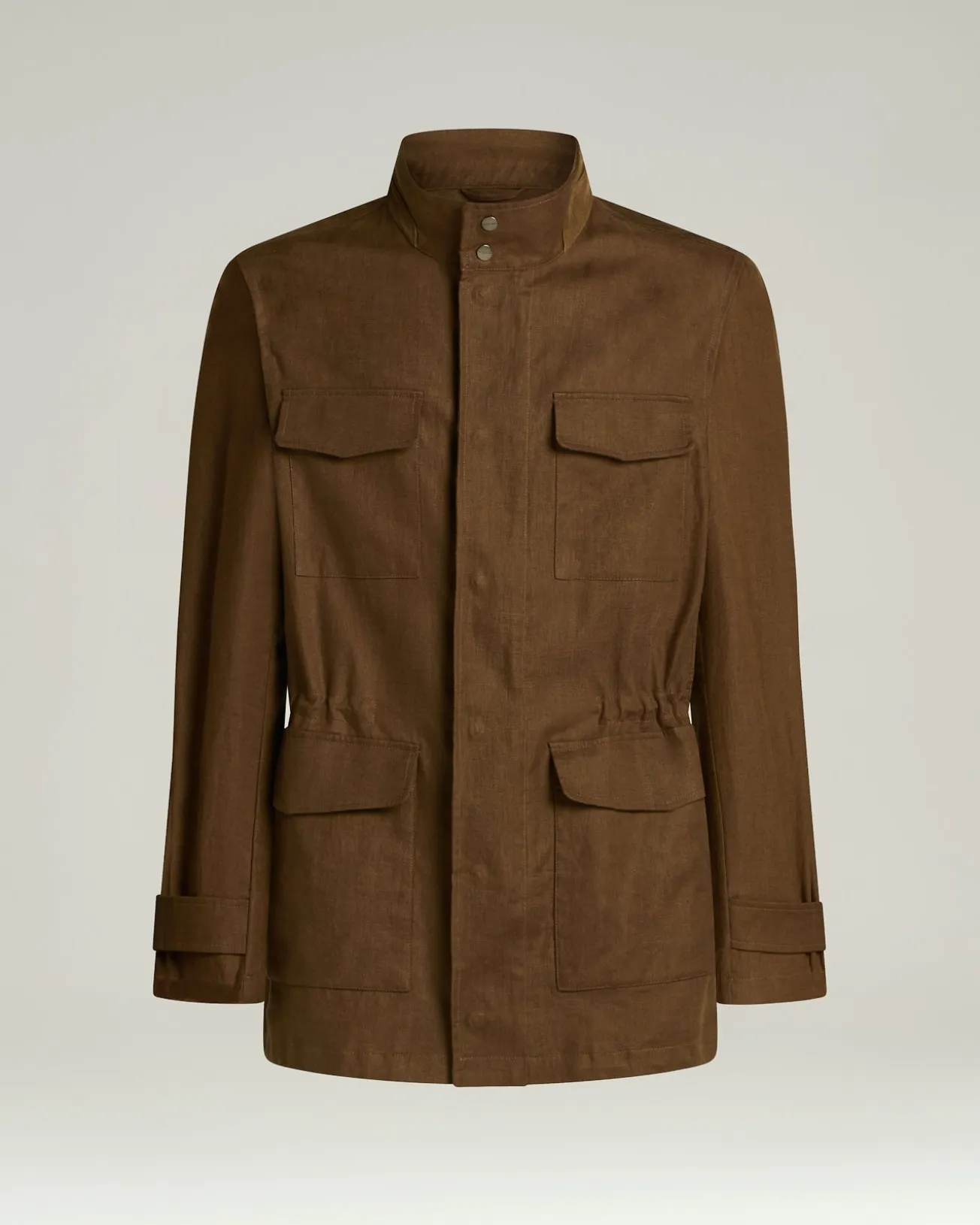 LINEN UTILITY JACKET