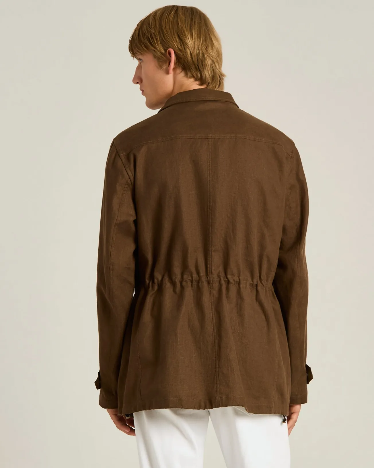 LINEN UTILITY JACKET